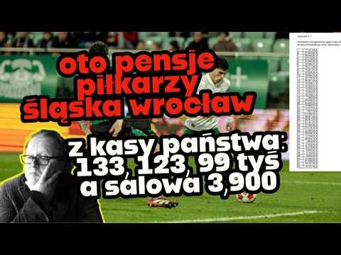 tyle zarabia mierny piłkarz Śląska Wrocław z kasy państwowej, a ty, buraczyno, dalej to utrzymuj🔥🤬