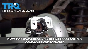 How to Replace Rear Driver Side Brake Caliper 2002-2005 Ford Explorer