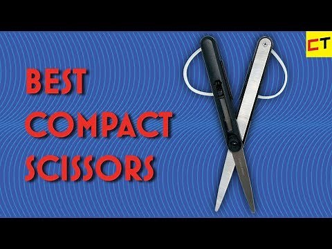 Pen style portable scissors