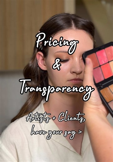 Pricing & Transparency - let's talk! Artists, do you share your prices online or only on enquiry? Clients, do you like seeing prices upfront or reaching out first? There's no right or wrong - just what works best for you. 👀 👇🏼Comment below and join the debate! Hair by the very talented @Style with a Twist #makeupartistsworldwide #hairandmakeupartist
