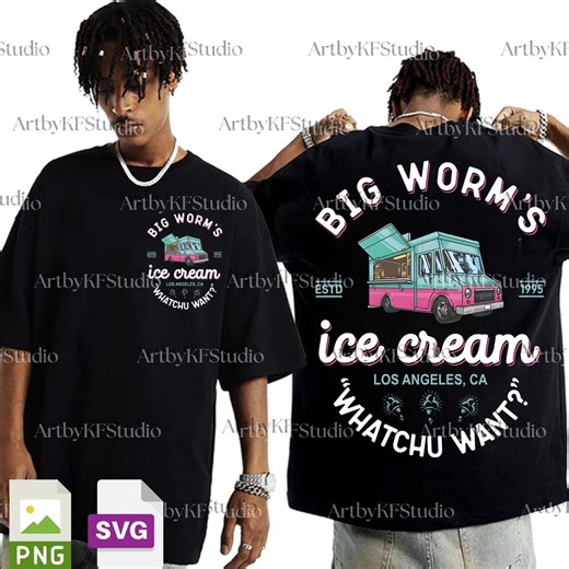 Retro Big Worm's Ice Cream Truck PNG Svg, Friday Movie 90s Comedy Design, Truck Hustle Graphic, Hard Worker Illustration, Trucker Fan Art - Etsy