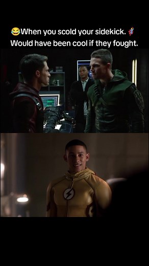 Barry and Oliver Clash with Their Sidekicks in DC Comics Universe