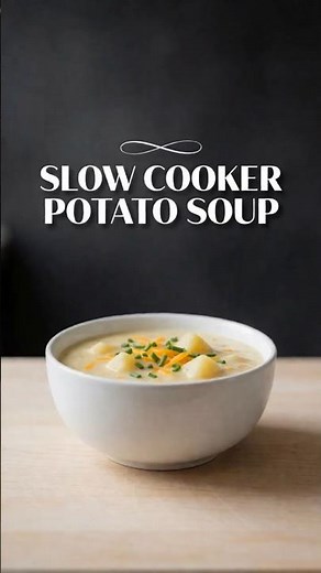 Slow Cooker Creamy Potato Soup for Cold Nights | Easy Recipe | Chef In A Minute