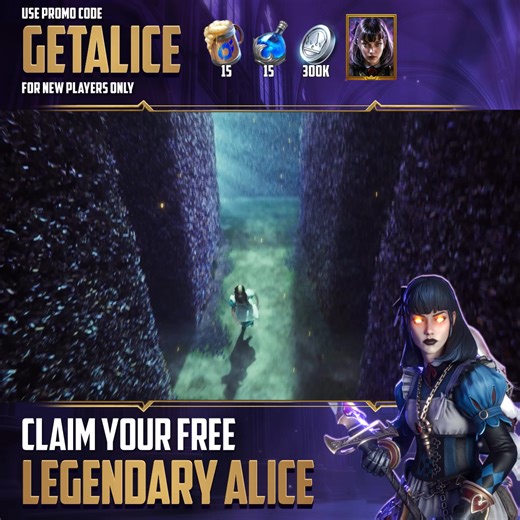 🎮 A new adventure, a new challenge - A whole new Alice ⚔️🐇 Download RAID and claim the Legendary Alice for FREE | Raid: Shadow Legends