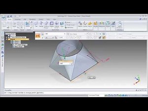 Tutorial-2 Sheet Metal (Solid Edge ST5) - Criando uma Transição