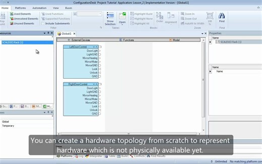 ConfigurationDesk Tutorial Videos - 1-Adding a Hardware Topology dSPACE