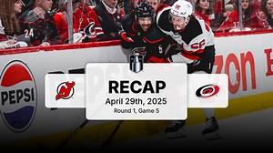 NJD at CAR | Recap | Gm 5