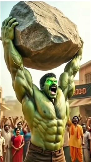 ai edit hullk ko pathr uthaya hai