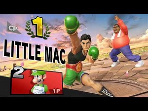 リトル・マックの一撃必殺！ルイージを打ち倒す衝撃の勝利！【スマブラSP】