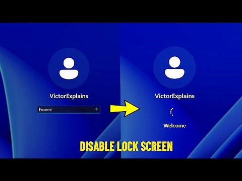 Disable Login Password on Windows 11 | How To Remove windows 11 Lock Screen 🔑 ❌