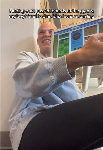 Celebrating My PT Boards Success at the Gym