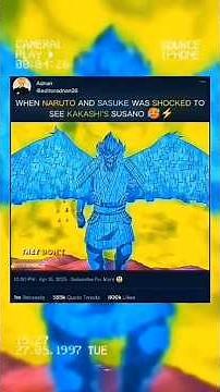 “When Kakashi Used Susanoo 😱⚡ | Naruto & Sasuke Were SHOCKED 🔥”