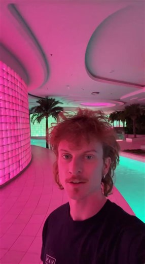 Exploring Neon Pool Paradise in the Backrooms