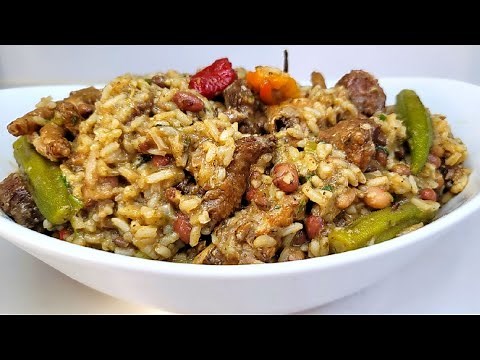 Guyanese mixed meat 3 peas cook-up rice | recipe