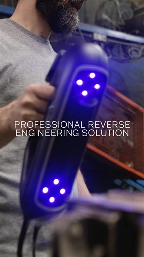 Reverse Engineer Like a Pro! Get the ultimate duo: HandySCAN 3D|PRO Series Scan-to-CAD. Scan anything, recreate it with ease! Ready to upgrade your workflow? Learn more now → | Creaform