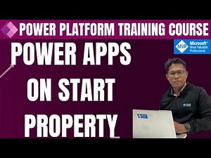 Power Apps OnStart Property | How to Use the App OnStart function in PowerApps | Power Apps OnStart