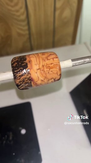 Making some custom handles these are available to other custom rod builder for $15 epoxy is extra