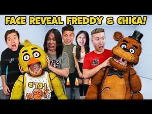 Spy Ninjas UNMASK Freddy Fazbear & Chica! 😱🐻Face Reveal!)