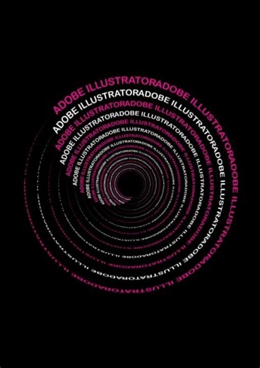 Illustrator Spiral Typography Trick 🤯‪@CreativeStudios-132‬