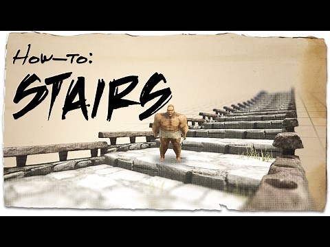 How to build stairs with foundations | ARK: Survival Evolved | Building Tips