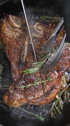 Herb-Crusted T-Bone Steak