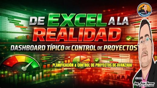 De Excel A La Realidad – Dashboard Típico De Control De Proyectos #Planning #ControlProyectos | José Ferrer