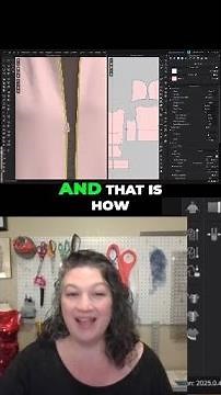 CLO3D Zipper Tool Made Easy Attach, Animate Customize #shorts