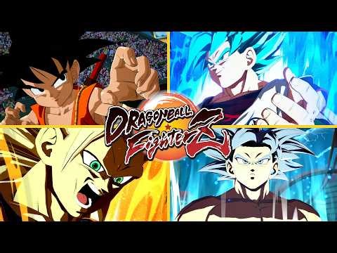 Dragon Ball FighterZ ALL Character Intro Animations (SSJ4 Goku Daima DLC Update!)