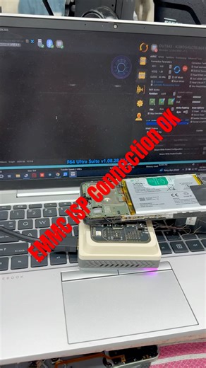 ⁠Flash 64 EMMC ISP Connection Stable No Error #flash64 #f64