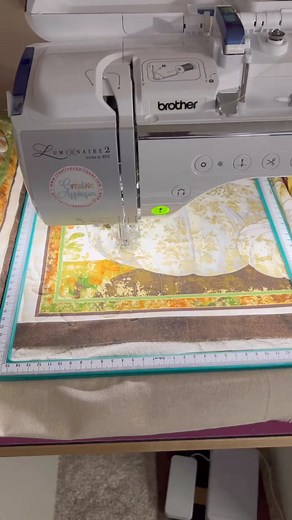 Using your embroidery machine to quilt your items is so easy! The perfect pairing of @designsinmachineembroidery products: 1. Tabletop Weightless Quilter (holds the weight of the quilt off the bed of the machine) 2. Snap Hoop Monster magnetic frame (allows you to easily advance the quilt while leaving the frame on the machine) 3. Exquisite Thread and Kingstar Metallic thread ( #exquisitethread #kingstarmetallicthread #kingstarthreads ) 4. My Quilt Planner (software to plan out the quilting) 5. @