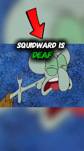 Squidward might be deaf 💀 #shorts #spongebobsquarepants #spongebob