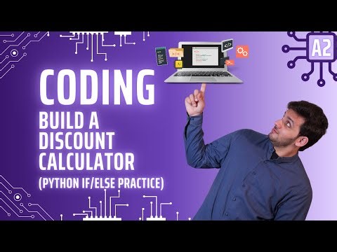 Build a Discount Calculator | Python If/Else Practice | A Levels 9618 P4