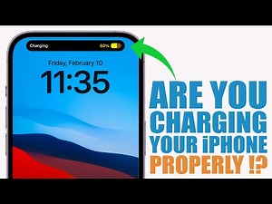 How To Charge an iPhone Properly - FINALLY Figured Out !