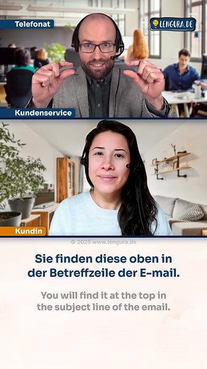 Learn German with Lengura on Instagram: "Phone Call in German 🇩🇪📞: Calling Customer Service about an Online Order This real-life dialogue helps you improve your German listening skills on phone calls with the customer service and learn a lot of useful vocabulary. Great for all A2, B1 and B2 learners who want to better speak German and understand native speakers in real situations. 📌 Vocabulary: Online-Bestellung, Bestellbestätigung, Online-Shop, Kundenservice, Versand der Ware, Auskunft gebe
