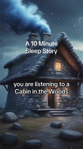 Cabin in the Woods story for Sleeping💤💤✨ #bedtime #bedtimestory #sleep #story #storytime