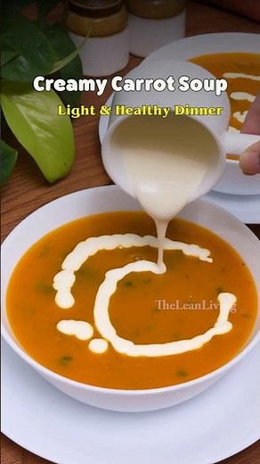 Creamy Carrot Soup | Vitamin A Rich Light Dinner (Immunity + Eye Health)