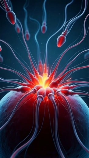 “When Two Sperms Win… But Life Loses | Polyspermy Explained” #humanbody #cellularlife #humanmodels