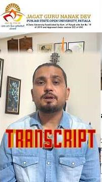 How to Get Transcript from Guru Nanak Dev University ✅ Complete Process GNDU Transcript Application