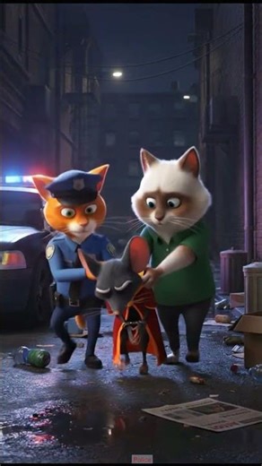 Police Cat vs Mouse Mouse Epic Forest Chase #Short #aivideo