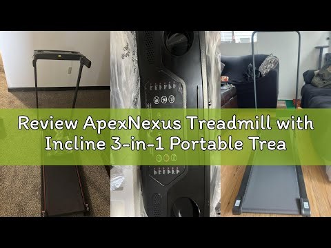 Review ApexNexus Treadmill with Incline 3-in-1 Portable Treadmills for Home Small, Incline Walking P