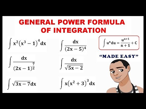 GENERAL POWER FORMULA OF INTEGRATION || CALCULUS