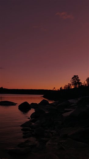 68 reactions | From dawn until dusk, birds paint intricate patterns in the sky. The horizon glows with the sun's touch, trying to extinguish its flame in the cold waters of the lake. Stones peer into pensive eyes that have found no peace on the shore where the waves whisper. #nataliadrepina #contentcreator #sunset #autumnmood #autumn #karelia #nature #reels #moments | Natalia Drepina Photography | Facebook