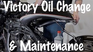 How to change oil, filter, and maintenance Victory 106