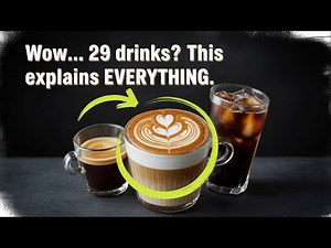 29 Coffee Drinks Explained Visually! ☕ From Espresso to Dalgona (Ultimate 2025 Guide)