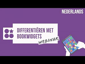 Differentiëren met BookWidgets - Webinar