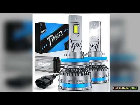 FAHREN LED H11 Fog Bulbs120W 60000LM H8H9 Headlights Bright Lighting Bulb6500K Cool White IP68 Wate