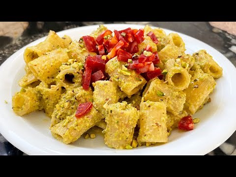 PESTO DI PISTACCHIO easy pistachio pasta❤️made in Italy