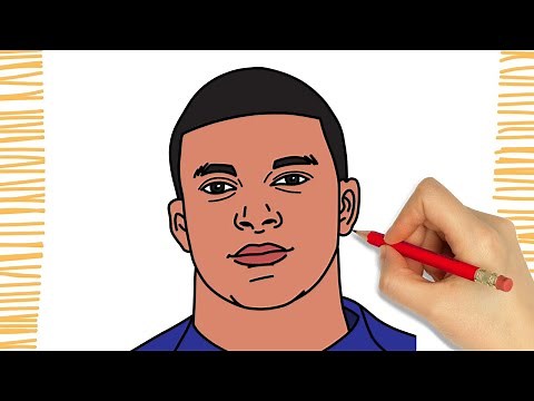 Como dibujar a KYLIAN MBAPPE I PSG