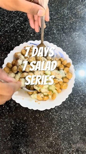 7 Days Salad Series #food #soyachunkssnacks #protein #proteinsalad #health #soyachunks #healthyfood