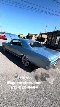 1966 Chevrolet Chevelle Maplemotors.com $32,900 #chevelle #classic #hotrods #maplemotors #1966